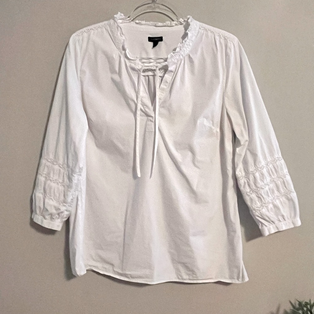 TALBOTS | Med | Crisp White!